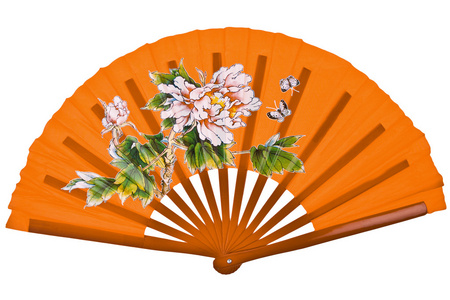 打开的扇子图片