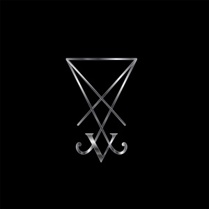 路西法 — — 象征着撒旦的印记照片