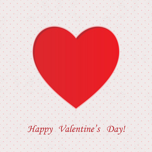 心换行心圆点背景上的形状.矢量照片