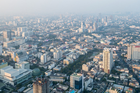 曼谷市容，曼谷泰国资本市的视图