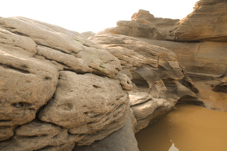 萨姆潘博克，石头形状的 meko 的自然之美
