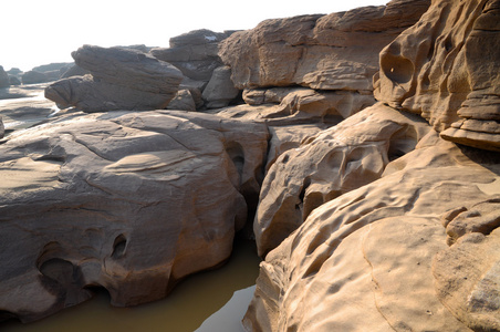萨姆潘博克，石头形状的 meko 的自然之美