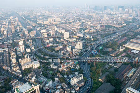 曼谷市容，曼谷泰国资本市的视图