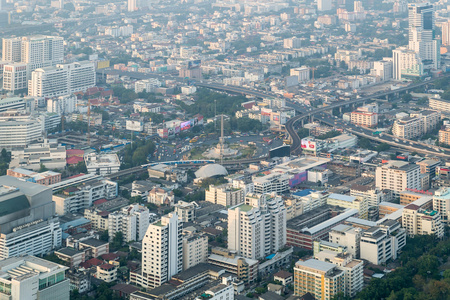 曼谷市容，曼谷泰国资本市的视图