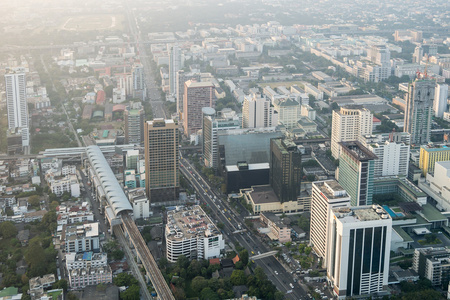 曼谷市容，曼谷泰国资本市的视图