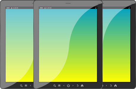 一组颜色 tablet pc 计算机