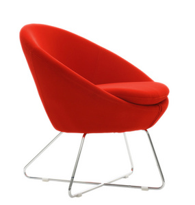红色现代椅子