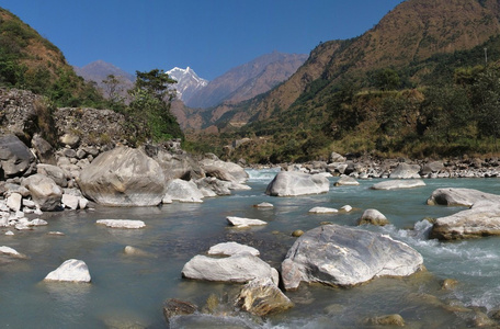 卡莉 ghandaki 河和尼尔吉里