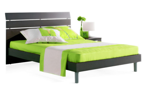 现代绿色床