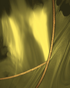 抽象金背景与黄色的边缘