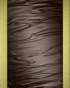 元素的模板。抽象棕色背景与黄金的边缘