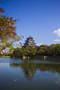 广岛的城堡。日本