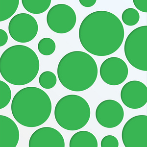 绿色圆圈的不同 sizespaper ba 的抽象背景照片