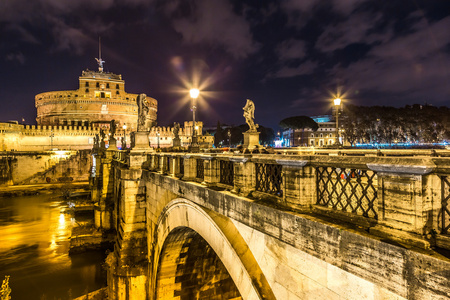 在罗马的圣天使的桥梁