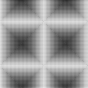 半色调黑色和白色抽象几何