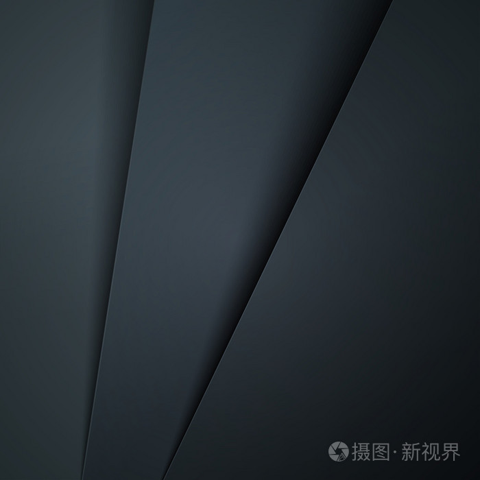 暗灰色的纸层抽象背景
