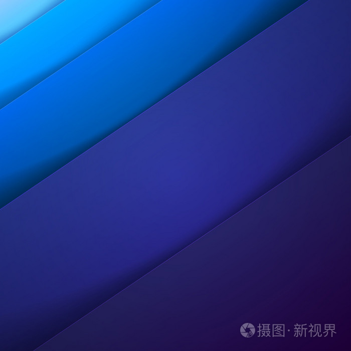 抽象蓝色矩形形状背景