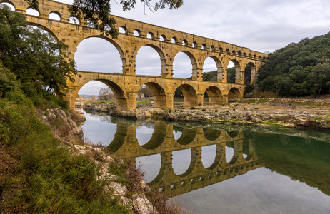 杜蓬加尔，古老的罗马渡槽，教科文组织在法国的网站
