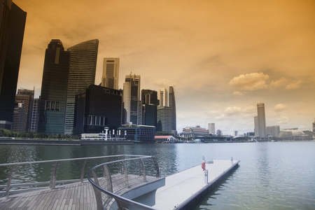 新加坡的城市景观