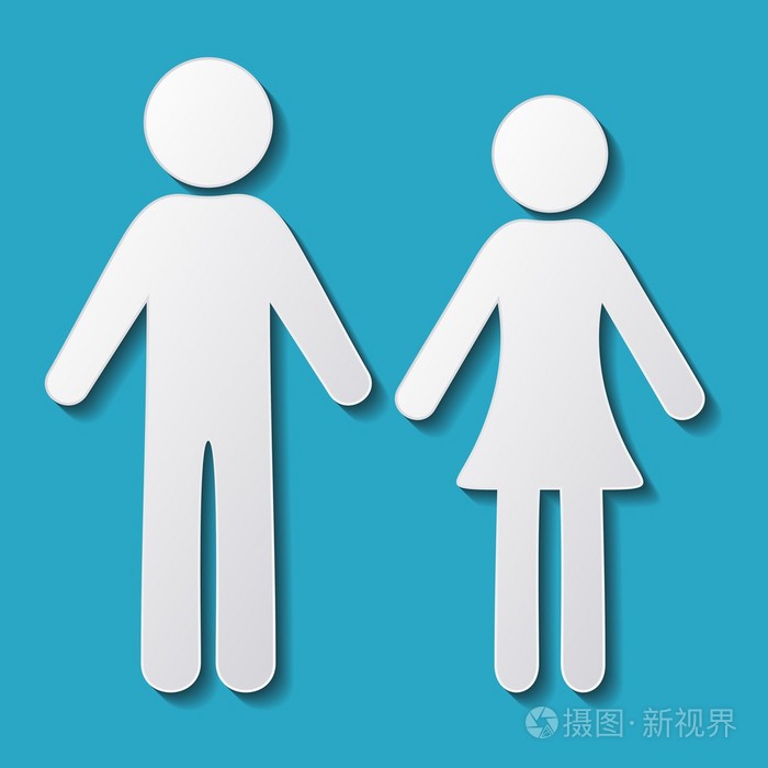 男人和女人的图标