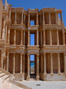 sabratha，利比亚废墟露天剧场