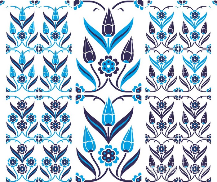 在传统的土耳其风格的模式集