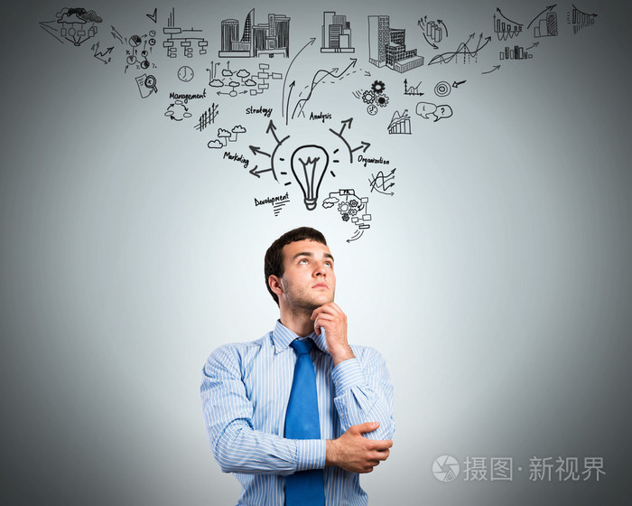 思考的业务的人照片-正版商用图片1egptm-摄图新视界