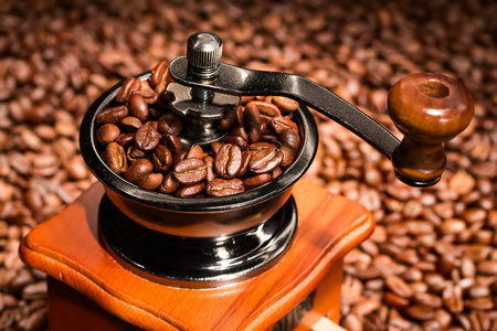咖啡磨咖啡豆