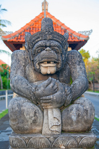 传统巴厘岛雕塑