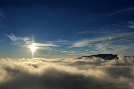 冬天山