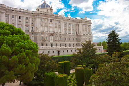 在马德里的皇家宫殿
