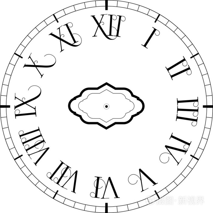 老式时钟插画-正版商用图片1ehjw4-摄图新视界