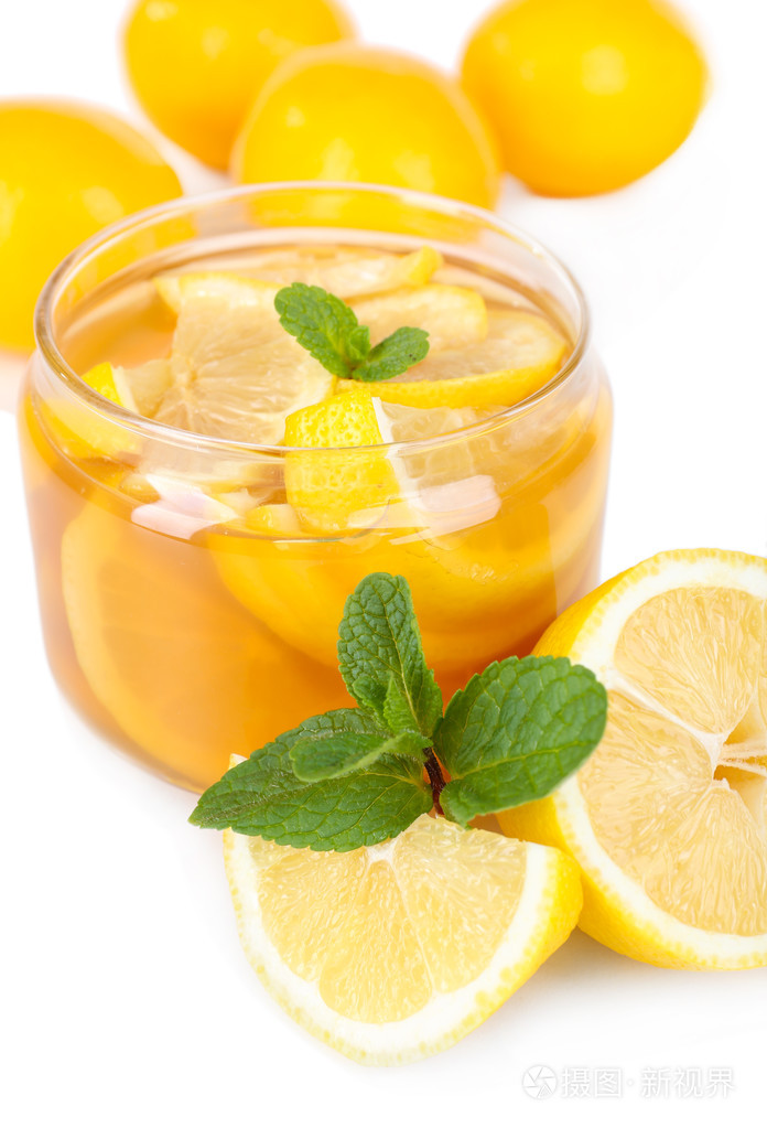 美味柠檬果酱特写