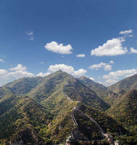 中国的长城，北京北部