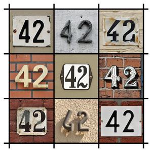 数字 42照片
