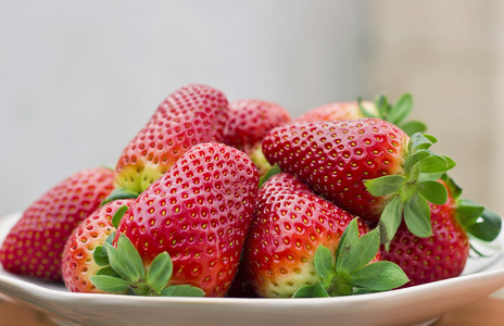 芳香成熟的草莓
