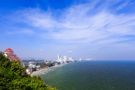 华显海岸线从泰国鸟瞰