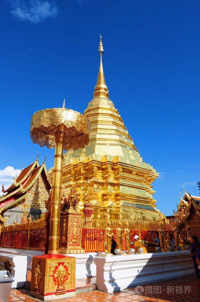 金色佛塔, 双龙, 清迈, 泰国