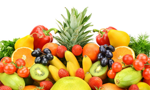 蔬菜和水果的集合