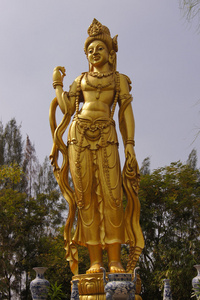 雕塑 纪念碑，在泰国的寺庙