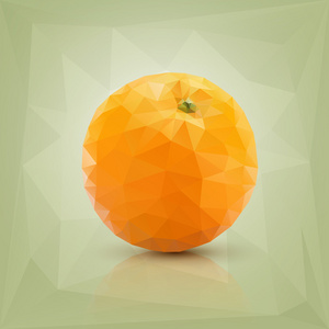 多边形橙色