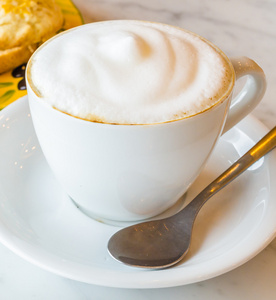 caffelatte卡布奇诺咖啡照片