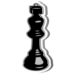 国际象棋图标。矢量插画