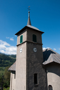 在法国的阿尔卑斯山村