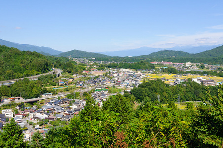 阿希村的南长野景观 日本