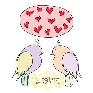 与爱鸟浪漫卡