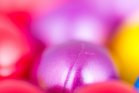 五颜六色的气球背景明亮的颜色选择性焦点