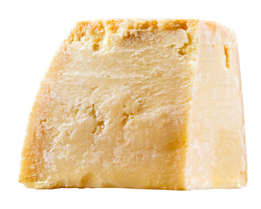 奶酪。piece 孤立的白色背景上的干酪
