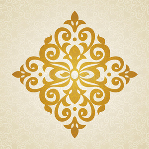 维多利亚风格的矢量巴洛克装饰.照片