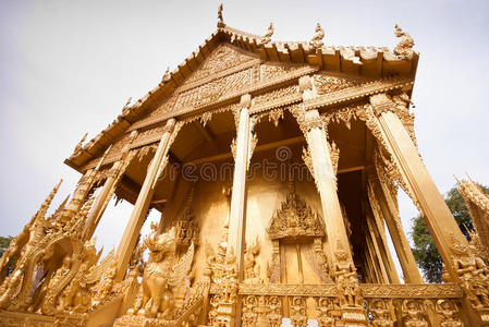 泰国寺庙的黄金艺术